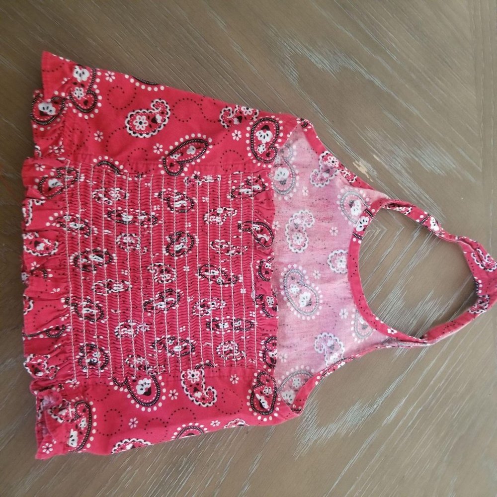 🌸Class Club Baby / 24M / Red Bandanna Halter